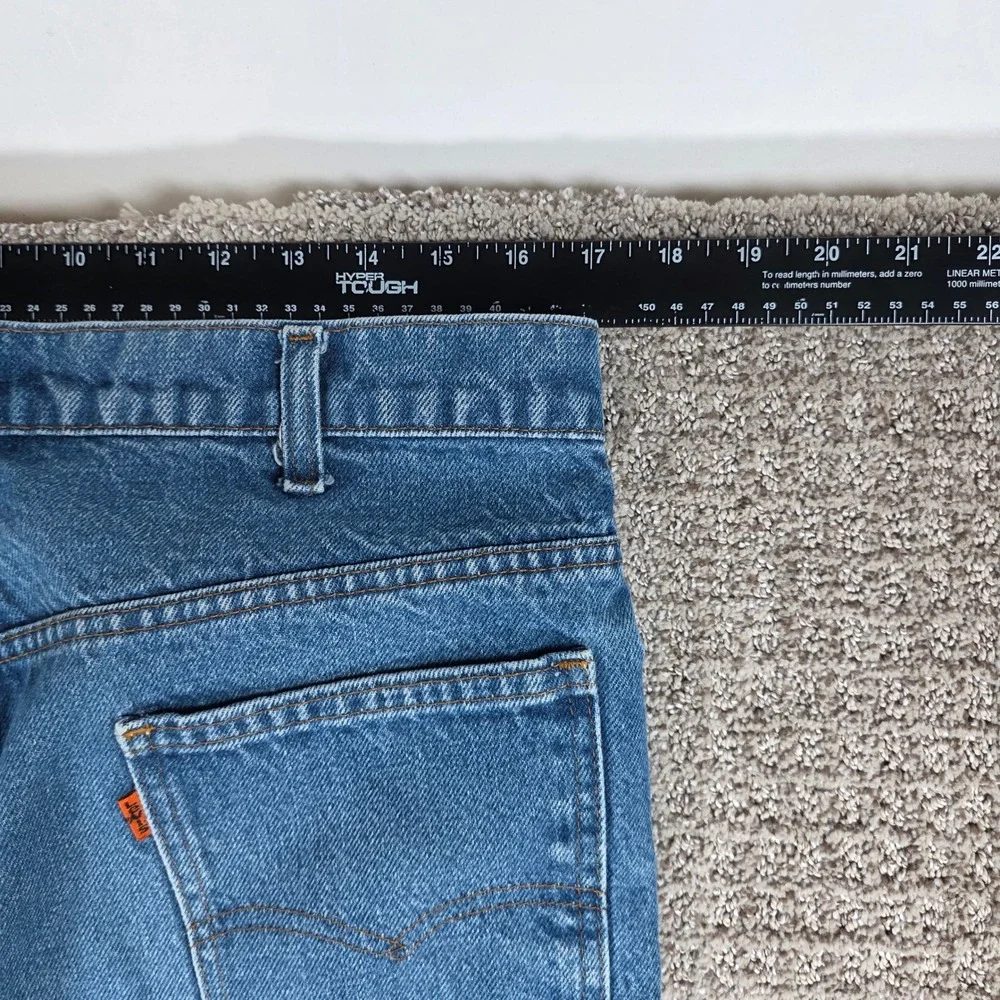 Levis Vintage 80s 1983 517 Orange Tab Jeans Mens Blue Denim Bootcut 34x34